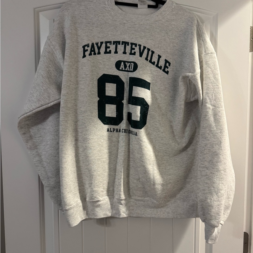 Hanes Ecosmart University of Arkansas Alpha Chi Omega Sweatshirt